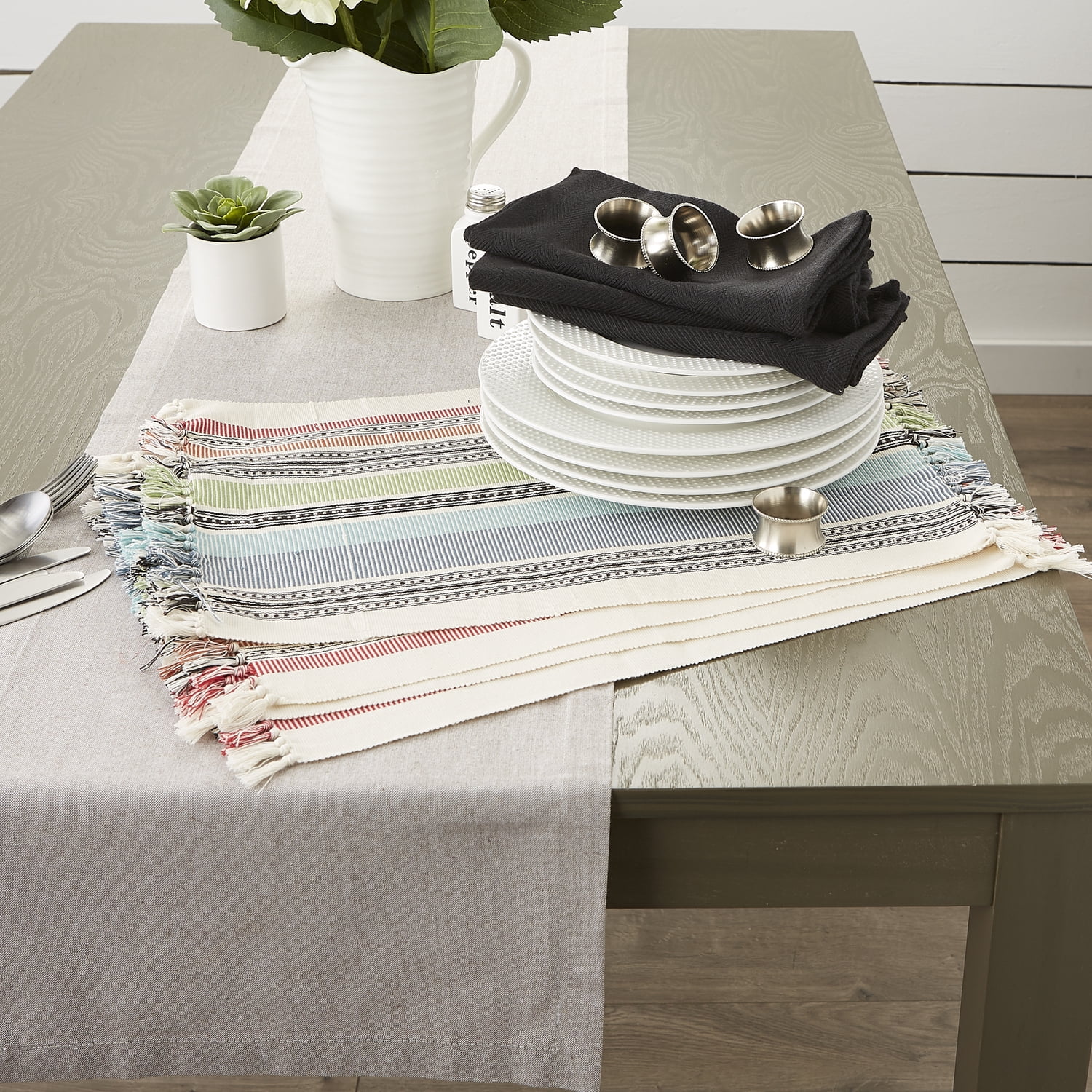 Mediterranean Stripe Placemat (Set of 6)