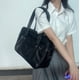 thumbnail image 4 of Bolso de uniforme JK de estudiante bidimensional japonés, mochila escolar de PU para chica, bolso de mensajero impermeable resistente al desgaste de un solo hombro, 4 of 5