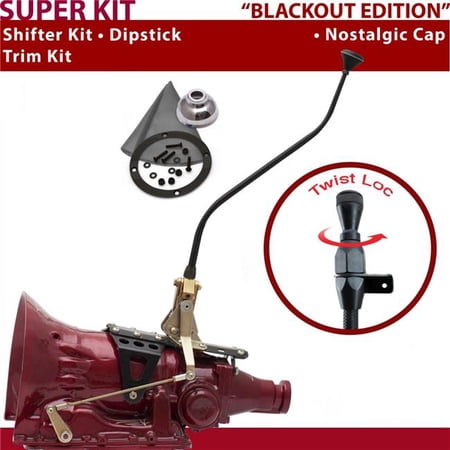 American Shifter 4L60E Shifter Kit 23 in. Swan Trim Kit Dipstick for D292E