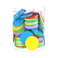 thumbnail image 2 of Yinanstore 100 Pieces 1 inch Math Manipulatives Counting Chips Discs Round for Kids Learning Sorting Lightweight Educational PP Material Colorful, 2 of 8