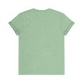 thumbnail image 5 of Short Sleeve T Shirts For Women Crew Neck Flower Print Top Classic Fit Shirt Summer Blouses, 5 of 5
