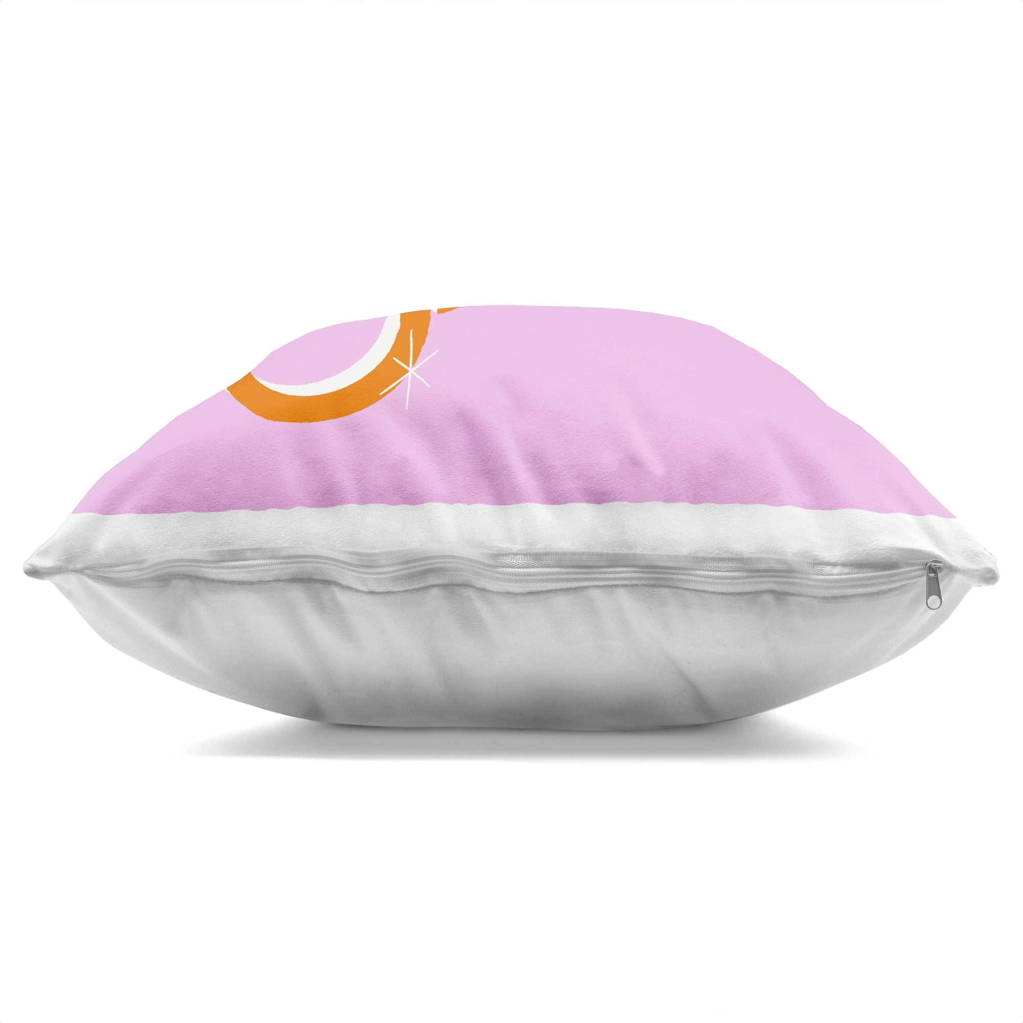Stupell Industries Born To Shine on Pink Decorative Printed Throw Pillow, design by Indira Prieto | IndySign, 18 x 7 x 18