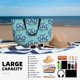 thumbnail image 5 of Fotbe Best Dad Ever Bolsa de Viaje para Playa - Resistente al Agua, Bolsa Tote de Gran Capacidad y Ligera con 7 Bolsillos para Mujeres y Hombres, 5 of 7