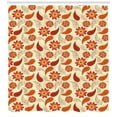 thumbnail image 3 of Ambesonne Orange Shower Curtain, Red Retro Poppy Flowers, 69"Wx75"L, Orange Red Peach, 3 of 3