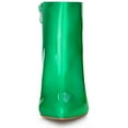 thumbnail image 2 of Unique Bargains Women's Clear Heel Pointy Toe Chunky Heel Ankle Boots Grass Green 6.5, 2 of 6