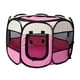 thumbnail image 2 of Corral portátil plegable para mascotas, de malla transpirable, jaula superior ligera con cremallera Rosa Medio Zulema Parque infantil plegable, 2 of 8