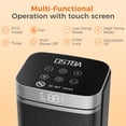 thumbnail image 2 of OSTBA Portable Space Heater for Indoor Use, 1500W Ceramic Electric Heater with ECO Thermostat, 70° Oscillation, Remote & 24H Timer, Safe Quiet Room Heater for Bedroom, Office, Desk, ETL Listed, 2 of 7