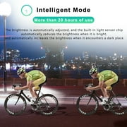 Bike Bicycle Light Mountain Cycle Front Back Headlight Lamp Lumens Super Bright Flashlight New(Black+Blue)