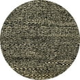 thumbnail image 1 of Ahgly Company Indoor Round Abstract Black Abstract Area Rugs, 6' Round, 1 of 6