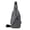 Grey, variant on CZSCPDAW Men's PU Leather Crossbody Sling Bag with USB Port and Adjustable Crossbody Strap for Travel Hiking and Commuting