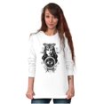 thumbnail image 5 of Butterfly Moth Spiritual Crystal Ball Women's Long Sleeve T Shirt Brisco Brands L, 5 of 6
