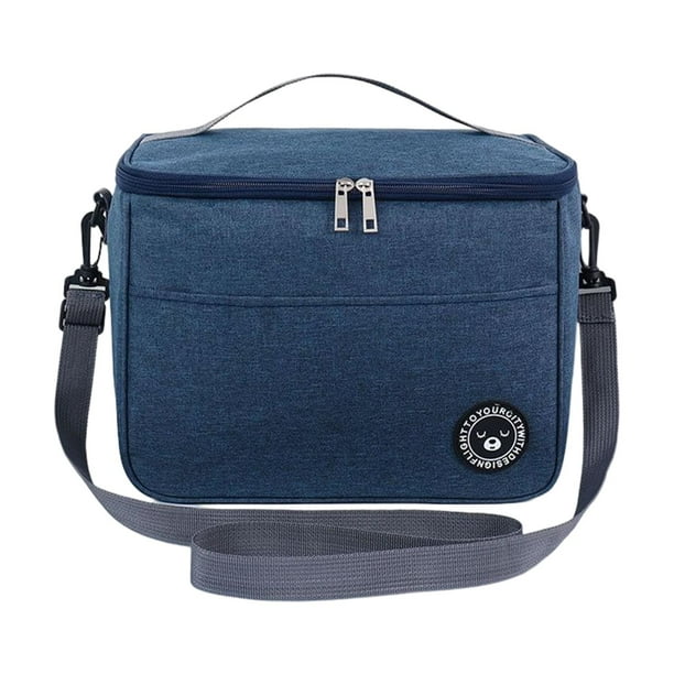 Bolsa térmica para almuerzo, reutilizable, para picnic Azul oscuro