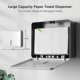 thumbnail image 5 of Wall Mount Paper Towel Dispenser Multifold Hand Towel Tissue Holder with Key Lock for Bathroom Kitchen Bedroom, 5 of 5