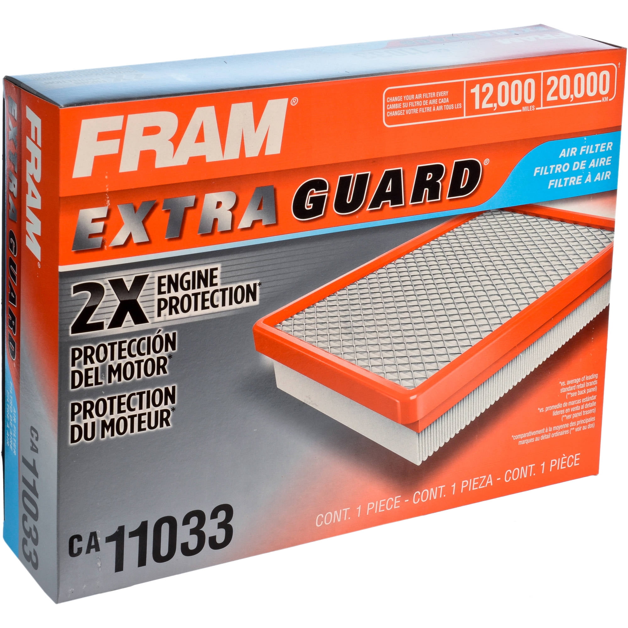 MOTORS Car & Truck Parts Fram Extra Guard Flexible Panel Air Filter
