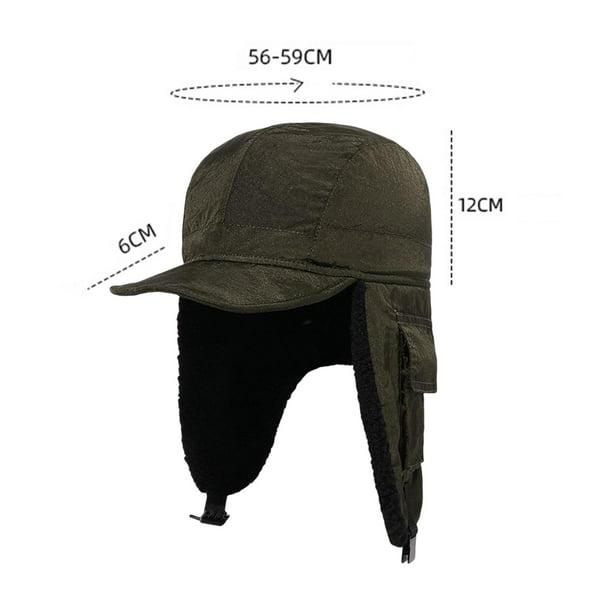 YCBMINGCAN Gorro De Invierno De Punto A Prueba De Viento Para