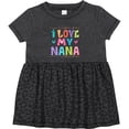 thumbnail image 3 of Inktastic I Love My Nana Grandkids Girls Baby Dress, 3 of 5