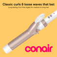 thumbnail image 4 of Conair Double Ceramic Curling Iron, 1.25", Rose Gold, 4 of 8