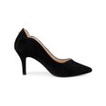 thumbnail image 3 of BLISSFUL STEP Women's Pointed Toe Pull on Stiletto Heels Pumps Black 7, 3 of 7