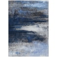 thumbnail image 2 of Addison Rugs Chantille Indoor/Outdoor Transitional Abstract Navy Machine Washable Rectangle Rug, 5' x 7'6", 2 of 8