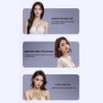 thumbnail image 6 of Portable Hair Straightener Brush USB Rechargeable Mini Flat Iron Brush with 3 Heat Settings LED Display for Travel Gym Home Use Cordless Hair Styling Tool, 6 of 9