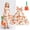 C, variant on Girls Halloween Pumpkin Dresses Kids Princess Skirt