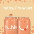 thumbnail image 6 of bubly Peach Sparkling Water, 12 fl oz, 18 Pack Cans, 6 of 7