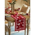 thumbnail image 4 of Valentine'S Day Love Table Runner Country Wedding Decoration Table Mats Tablecloth for Home Dining Holiday Party Decor, 4 of 5