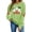 Green Halloween Sweatshirts for Women Fall Tops, variant on LangJing Women's Halloween Sweatshirt, Spooky Season Graphic Crewneck Pullover Long Sleeve Ghost Pumpkin Bat Fall Tops Black,S