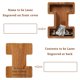 thumbnail image 2 of Carta de madera personalizada de 30 cm de Piggy Bank ladenk para niños, 2 of 6