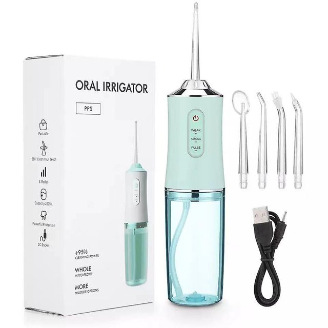 Irrigador oral +4 jets 3 modos usb recargable irrigador de agua chorro de agua dental portátil irrigador a prueba de agua limpiador de dientes dentales irrigador 0ral