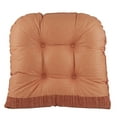 thumbnail image 4 of Gripper Non-Slip 17" x 17" Polar Chenille Tufted Universal Chair Cushions, Set of 2, 4 of 5