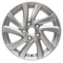 16 inch Aluminum Wheel Rim for Mazda Mazda3 12-13 5 Lug Silver