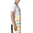 thumbnail image 3 of Lsque Colorful Squirrel Waterproof Apron Chef Aprons for Men Heavy Duty Chemical Work Apron Extra Long Grilling Aprons with Adjustable Bib Apron, 3 of 9