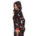 thumbnail image 4 of xiaxaixu Combinaison de Noël pour Femmes, Pyjama à Capuche à Manches Longues en Polaire avec Fermeture Éclair, 4 of 6