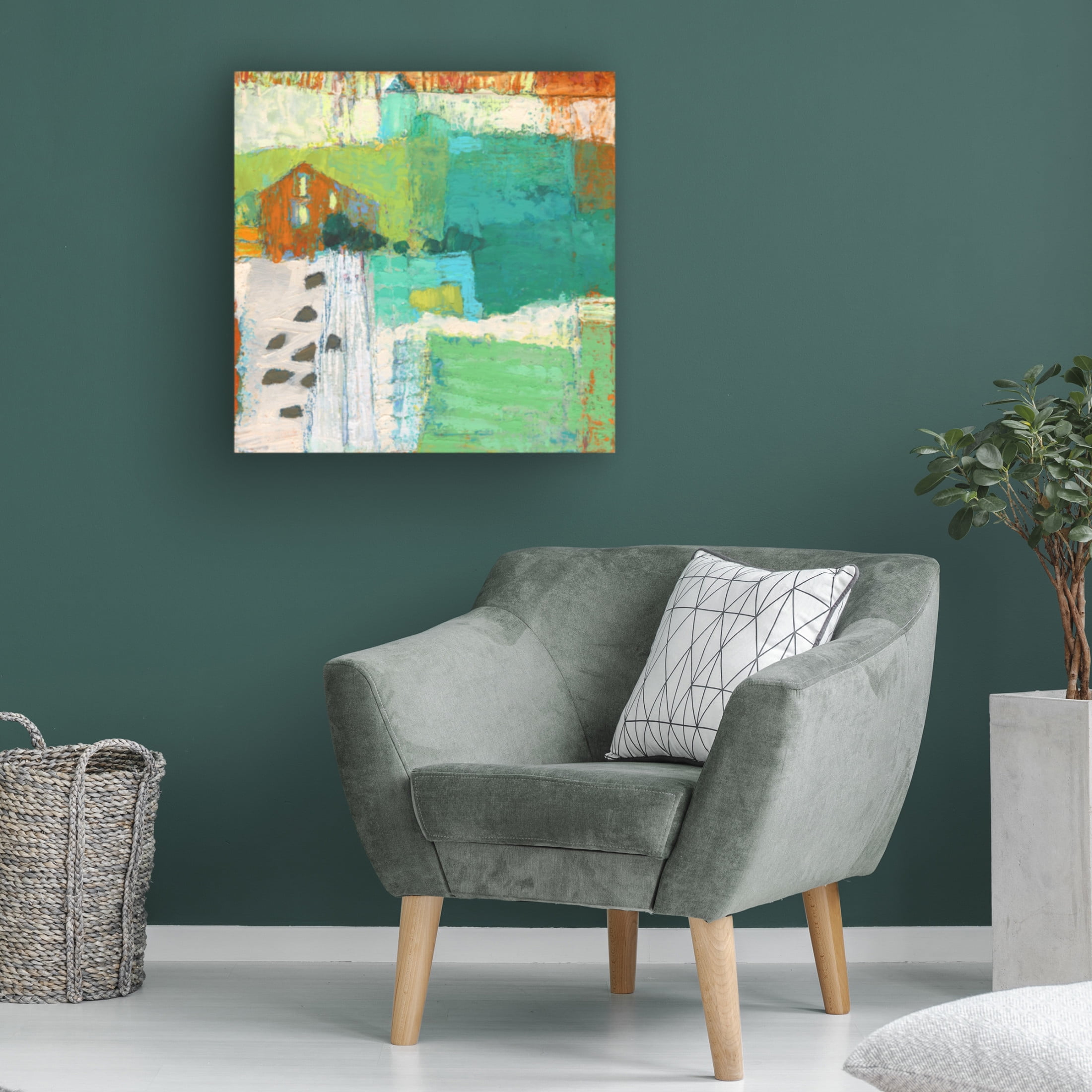 Trademark Fine Art Sue Jachimiec  Kitts Hill Barn Canvas Wall Art