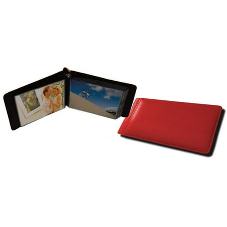 Raika RO 136 RED 4in. x 6in. Single Sheet Page Mini Photo Album - Red