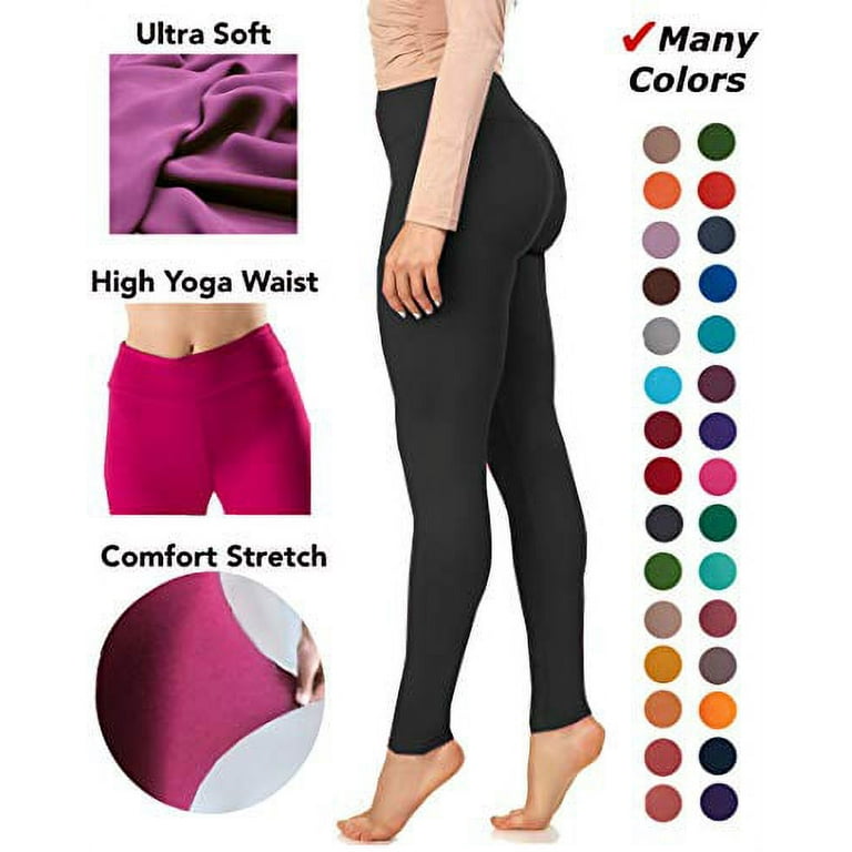 Luxurious Quality High Waisted Leggings for Women - Workout & Yoga