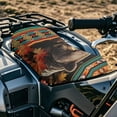 thumbnail image 2 of Uorisanigo ATV Seat Cover Waterproof American Flag Bear Aztec 4 Wheeler Seat Cushion Covers Accessories Universal Elastic ATV Back Seats Powersports Cushion Covers Breathable Padded Protection, 2 of 7