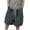 Dark Gray, variant on Leesechin Women Cargo Shorts Graphic Baggy Shorts Summer Bermuda Drawstring Wide Leg Short Pants with Pockets