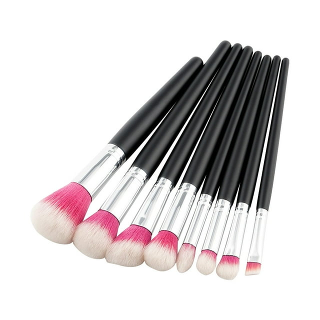 HBFAGFB Makeup Brush Set 8pcs Versatile Concealer Foundation Eyeshadow Lip Applicator Tool C