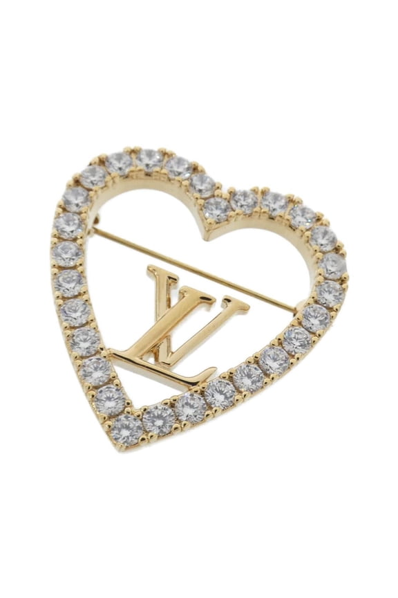 Pre-Owned Louis Vuitton My LV Love M02163 Brooch