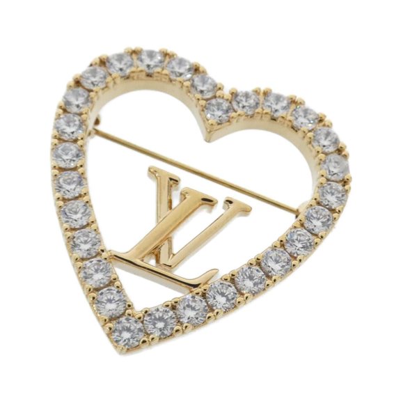 Pre-Owned Louis Vuitton My LV Love M02163 Brooch