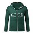thumbnail image 3 of Mens And Womens Hooded Sweater European And American Personality Embroidery Casual Hop Hooded Sweater Cardigan Coat Top, 3 of 4