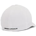 thumbnail image 2 of Under Armour Mens Iso-chill ArmourVent Fitted Baseball Cap White 100/Pitch Gray X-Large-XX-Large, 2 of 3