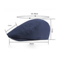 thumbnail image 3 of Fewfanhot Classic Newsboy Cap for Women Men, Soft Breathable Casual Flat Cap, Stylish Driving Hunting Cabbie Hat Daily Wear Outdoor Fashion Gift,Multi Colors, 3 of 3