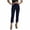 Navy, variant on Summer Capri Pants,Capris for Women Trendy High Waisted Loose Straight Leg Stretchy Capri Cropped Pants with Pockets