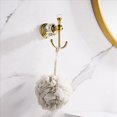 thumbnail image 3 of 2X Gancho de Toalla de Cristal, Dorados para Batas, Colgador de Pared para Toallas de Mano de BañO para Armario de Ropa, Cocina Montada en la Pared, 3 of 5
