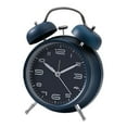 thumbnail image 1 of Reloj Despertador de metal Zulema mecánico de diseño vintage, 1 of 8