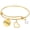 Gold 1990, variant on HIJONES Women's Stainless Steel Round Pearl Charm Bracelet Beaded Heart-Shaped Birthday Year Engraved Bracelets Silver 2001