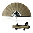 thumbnail image 6 of Large Holographic Folding Hand Fan, Folding Hand Wave Fan, Clap Fans For Line Dancing, Foldable Craft Holding Laser Colors Hand Fan, For Line Dancing,Party, Dance Enthusiasts Gift, 6 of 6